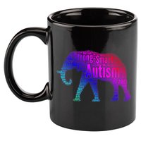 Autism Awareness Elephant Quotes 11oz C Handle Ceramic Mug