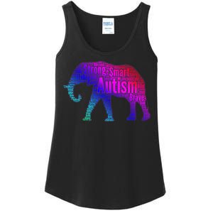 Autism Awareness Elephant Quotes Ladies Essential Tank