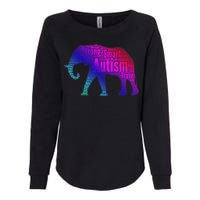 Autism Awareness Elephant Quotes Womens California Wash Sweatshirt