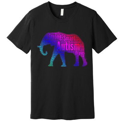 Autism Awareness Elephant Quotes Premium T-Shirt