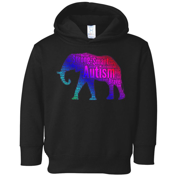 Autism Awareness Elephant Quotes Toddler Hoodie