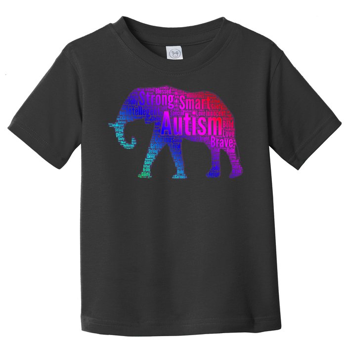 Autism Awareness Elephant Quotes Toddler T-Shirt