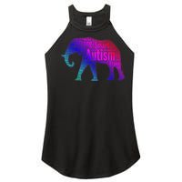 Autism Awareness Elephant Quotes Women's Perfect Tri Rocker Tank