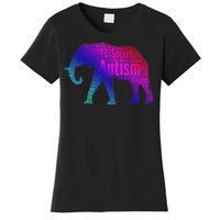 Autism Awareness Elephant Quotes Women's T-Shirt