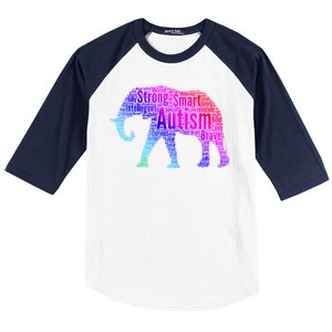 Autism Awareness Elephant Quotes Baseball Sleeve Shirt