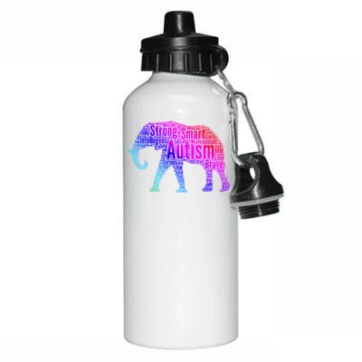 Autism Awareness Elephant Quotes Aluminum Water Bottle 