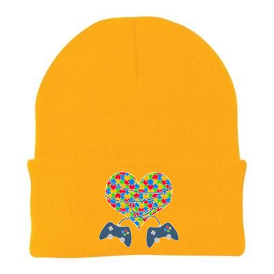 Autism Awareness Gamer Love  Knit Cap Winter Beanie