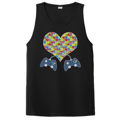 Autism Awareness Gamer Love  PosiCharge Competitor Tank