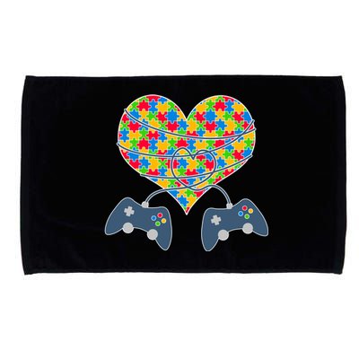 Autism Awareness Gamer Love  Microfiber Hand Towel