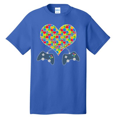 Autism Awareness Gamer Love  Tall T-Shirt