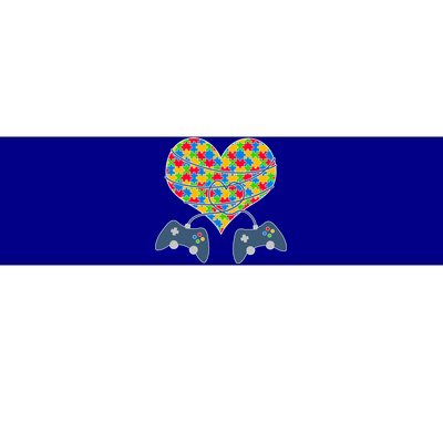 Autism Awareness Gamer Love  Bumper Sticker