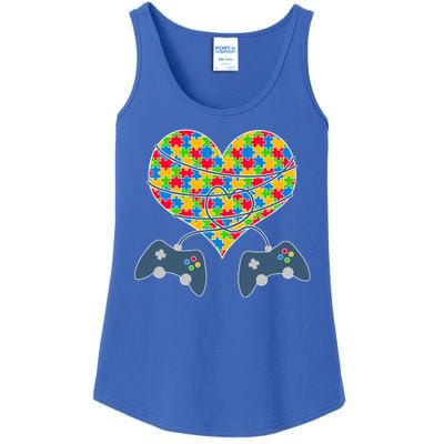 Autism Awareness Gamer Love  Ladies Essential Tank