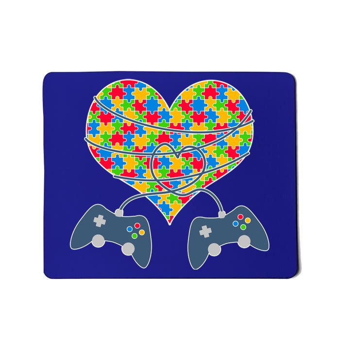 Autism Awareness Gamer Love  Mousepad