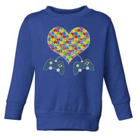 Autism Awareness Gamer Love  Toddler Sweatshirt