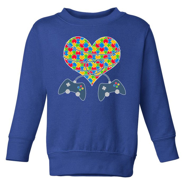 Autism Awareness Gamer Love  Toddler Sweatshirt