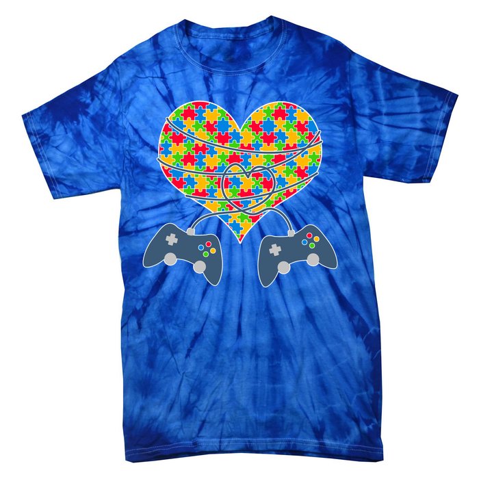 Autism Awareness Gamer Love  Tie-Dye T-Shirt