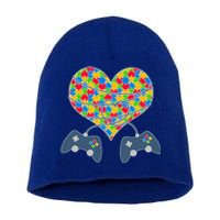 Autism Awareness Gamer Love  Short Acrylic Beanie