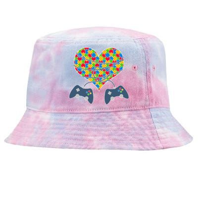 Autism Awareness Gamer Love  Tie-Dyed Bucket Hat