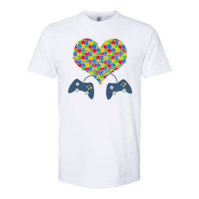 Autism Awareness Gamer Love  Softstyle CVC T-Shirt