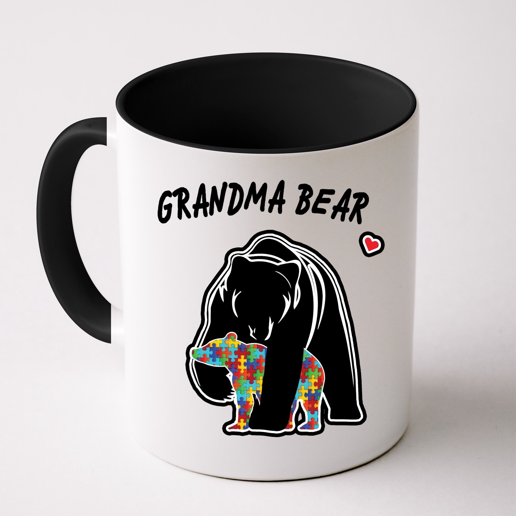 Autism Awareness Grandma Bear Mug