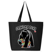 Autism Awareness Grandma Bear 25L Jumbo Tote