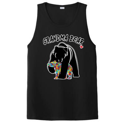 Autism Awareness Grandma Bear PosiCharge Competitor Tank