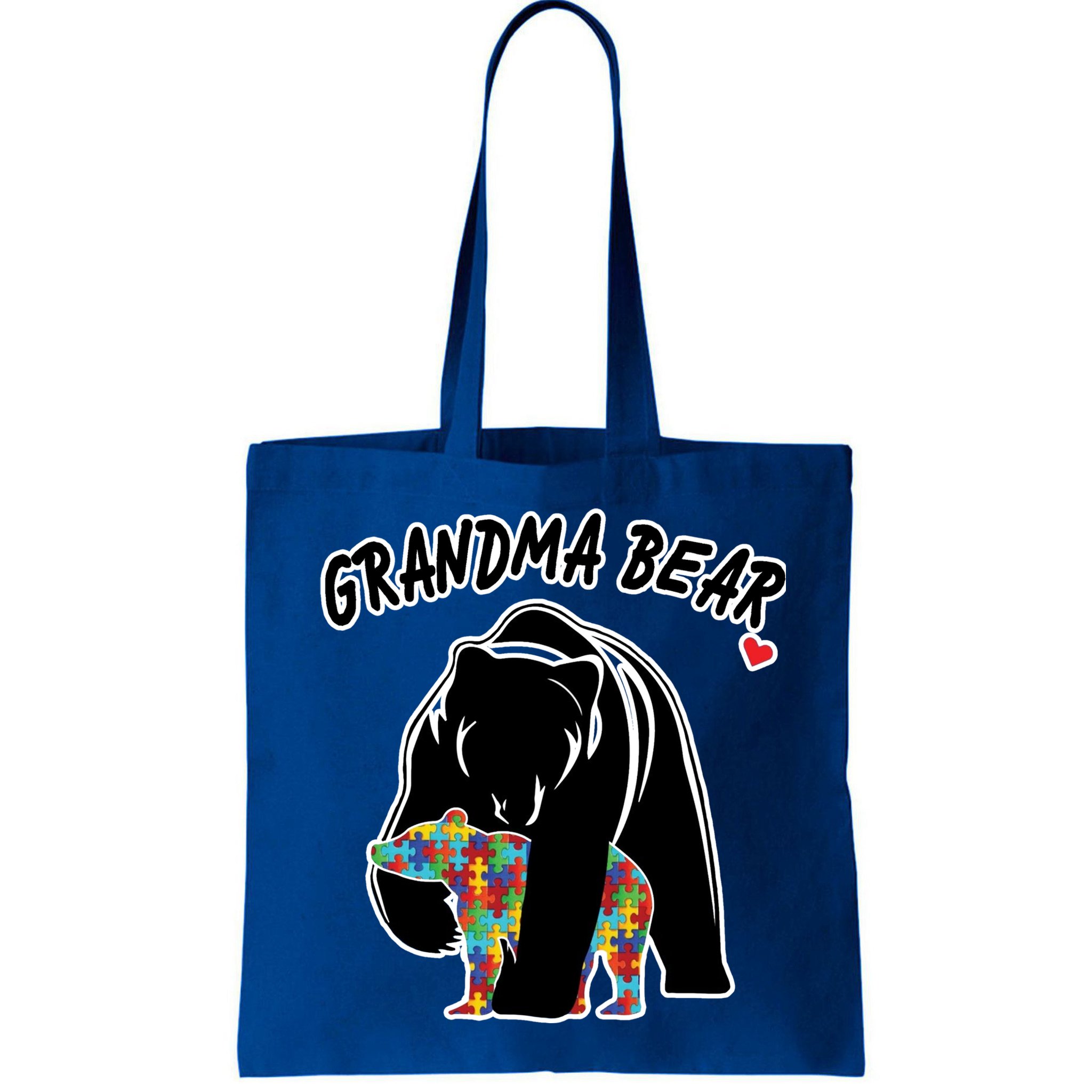 Autism Awareness Grandma Bear Bag