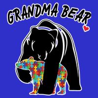 Autism Awareness Grandma Bear Premium T-Shirt