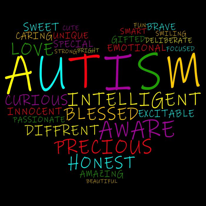 Autism Awareness Heart Words Of Love T-Shirt