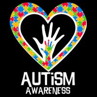 Autism Awareness Holding Hands Heart Puzzle City Backpack