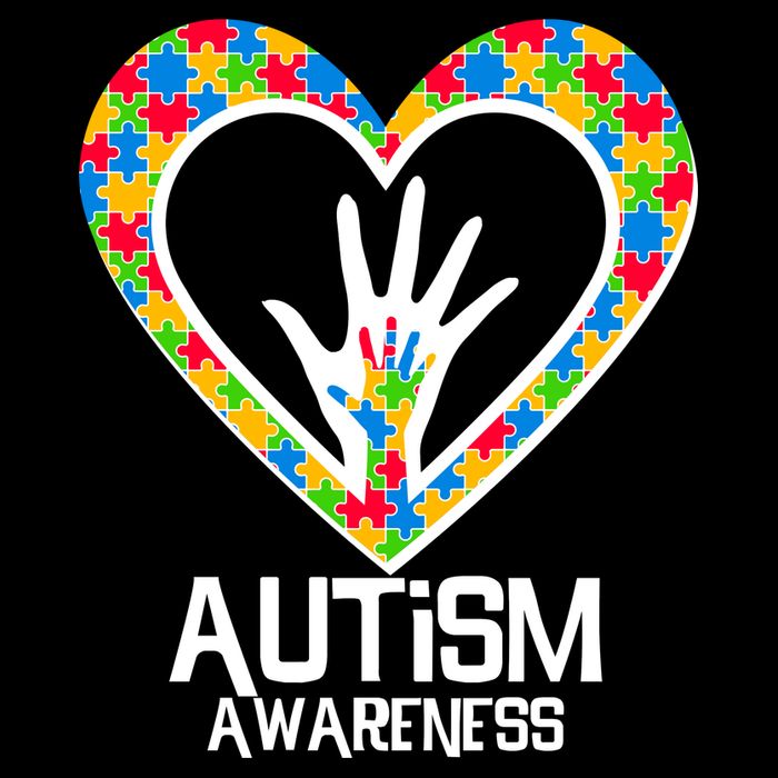Autism Awareness Holding Hands Heart Puzzle City Backpack