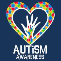 Autism Awareness Holding Hands Heart Puzzle Cool Comfort Performance Bucket Hat