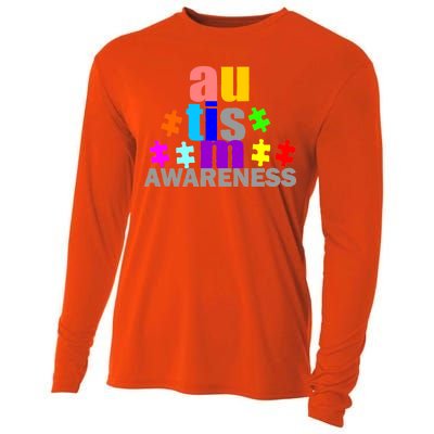 Autism Awareness Logo Cooling Performance Long Sleeve Crew