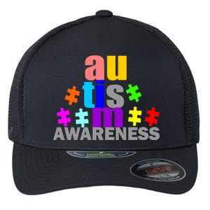 Autism Awareness Logo Flexfit Unipanel Trucker Cap