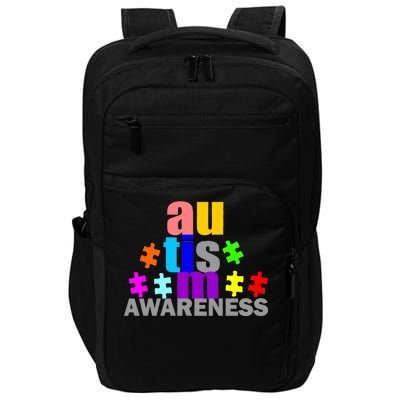 Autism Awareness Logo Impact Tech Backpack