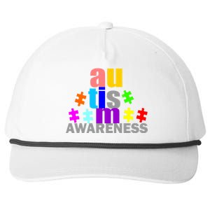 Autism Awareness Logo Snapback Five-Panel Rope Hat