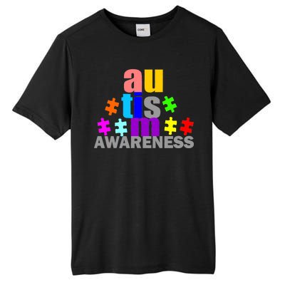 Autism Awareness Logo Tall Fusion ChromaSoft Performance T-Shirt