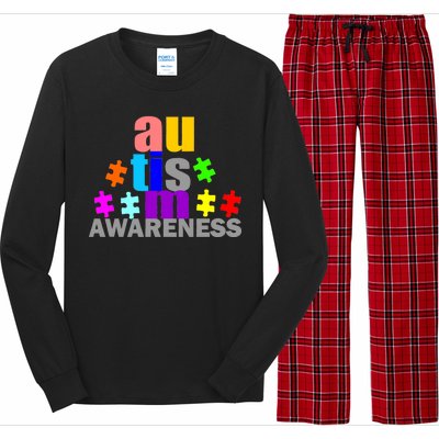 Autism Awareness Logo Long Sleeve Pajama Set