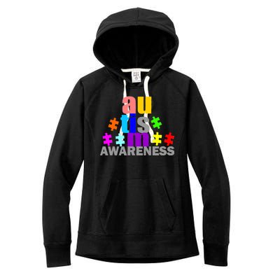 Autism Awareness Logo Women's Fleece Hoodie