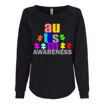 Autism Awareness Logo Womens California Wash Sweatshirt