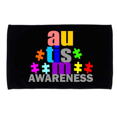 Autism Awareness Logo Microfiber Hand Towel