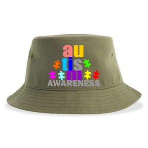 Autism Awareness Logo Sustainable Bucket Hat