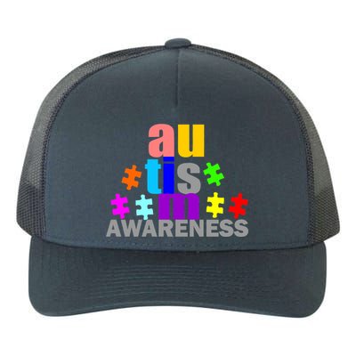 Autism Awareness Logo Yupoong Adult 5-Panel Trucker Hat