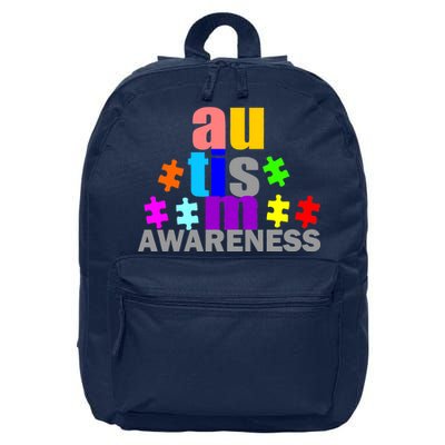 Autism Awareness Logo 16 in Basic Backpack