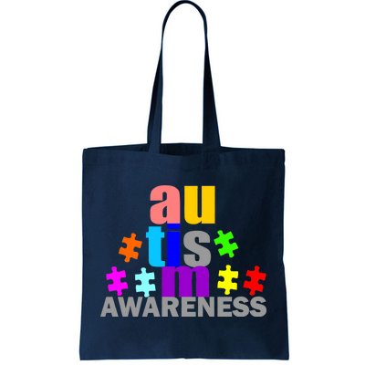 Autism Awareness Logo Tote Bag