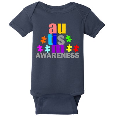 Autism Awareness Logo Baby Bodysuit