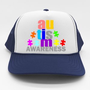 Autism Awareness Logo Trucker Hat