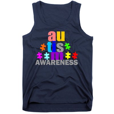 Autism Awareness Logo Tank Top