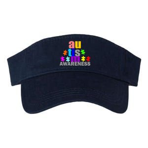 Autism Awareness Logo Valucap Bio-Washed Visor