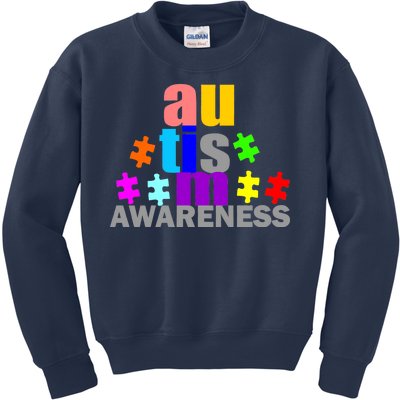 Autism Awareness Logo Kids Sweatshirt